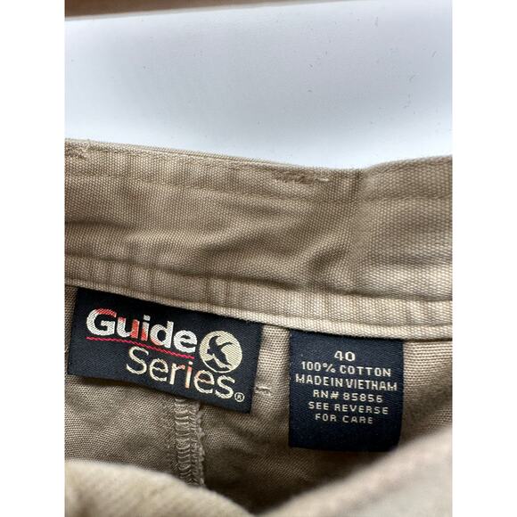 Guide Series Khaki Red Rock Cargo Shorts Men's Size 40 NWT - Picture 5 of 7